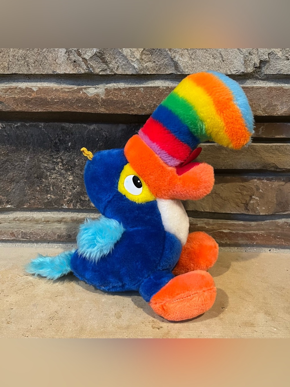 Vintage Superior Toy & Novelty Toucan Stuffed Animal
